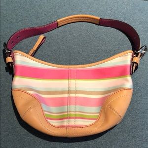 Coach Soho Multi Stripe ECU Purse! A063-1884